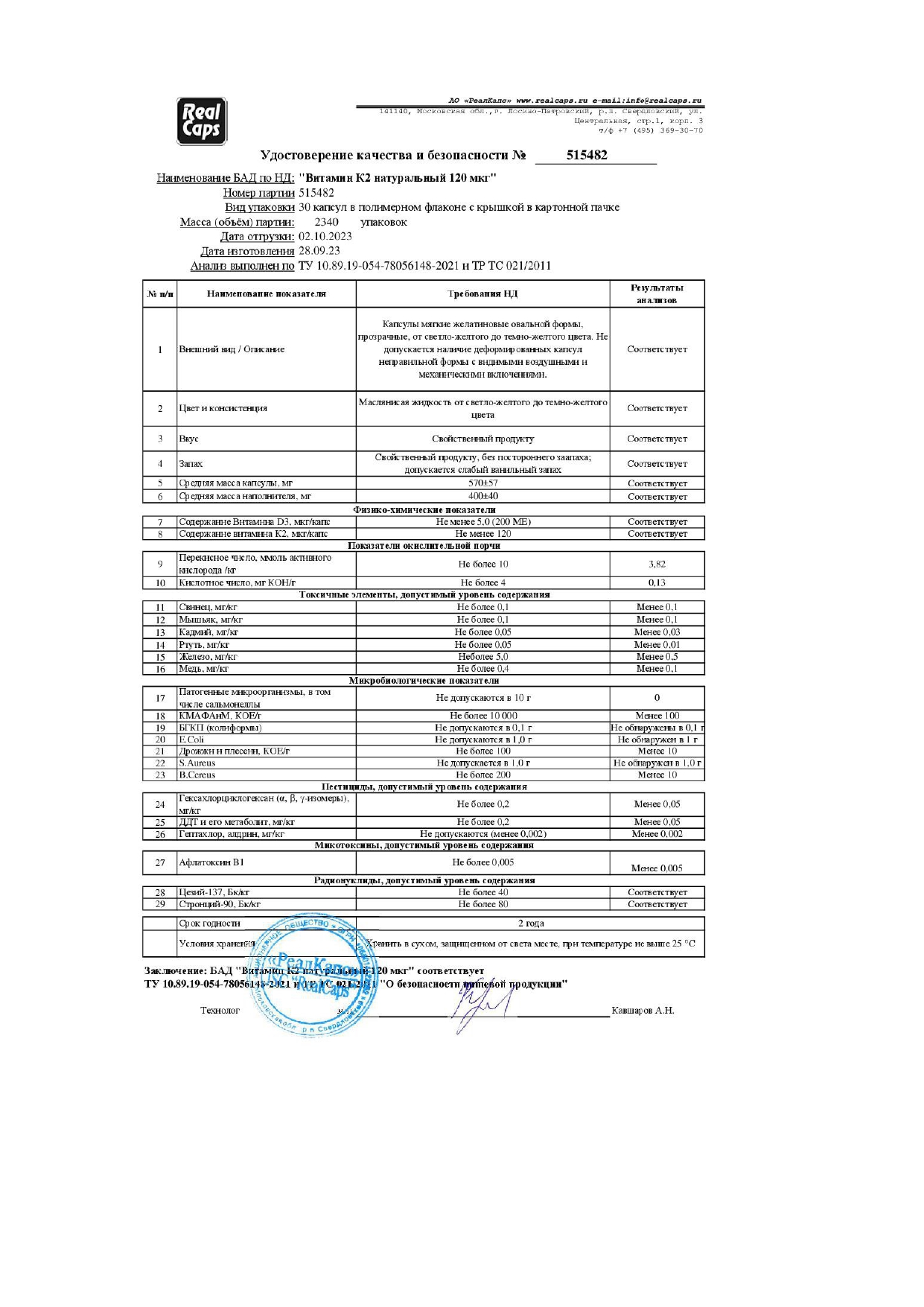 Паспорт №092023